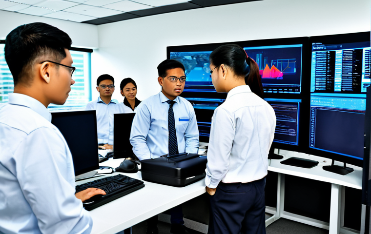 정보보안 필기와 실기의 학습 연결법 - Cybersecurity Training Simulation**

"A group of young Malaysian IT professionals fully clothed and ...
