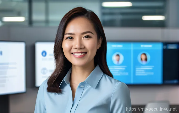 정보보안 자격증 취득 후 연봉 협상 노하우 - A confident Malaysian cybersecurity professional, a woman in her late 20s or early 30s, wearing smar...