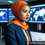 Home 22 정보보안 자격증으로 진출 가능한 직군과 전망 - **Prompt:** A vibrant, dynamic illustration depicting a diverse group of Malaysian cybersecurity pro...